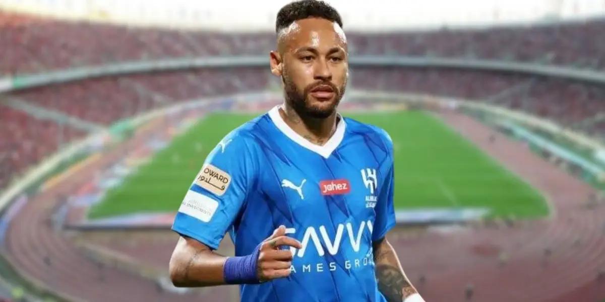 The Brazilian star an controversial message prior to the next Asian Champions game.