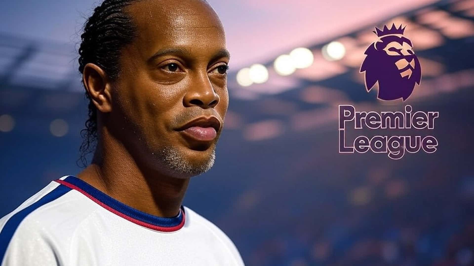 The Brazilian star never played in England but decided to show himself in the colors of a club in that country