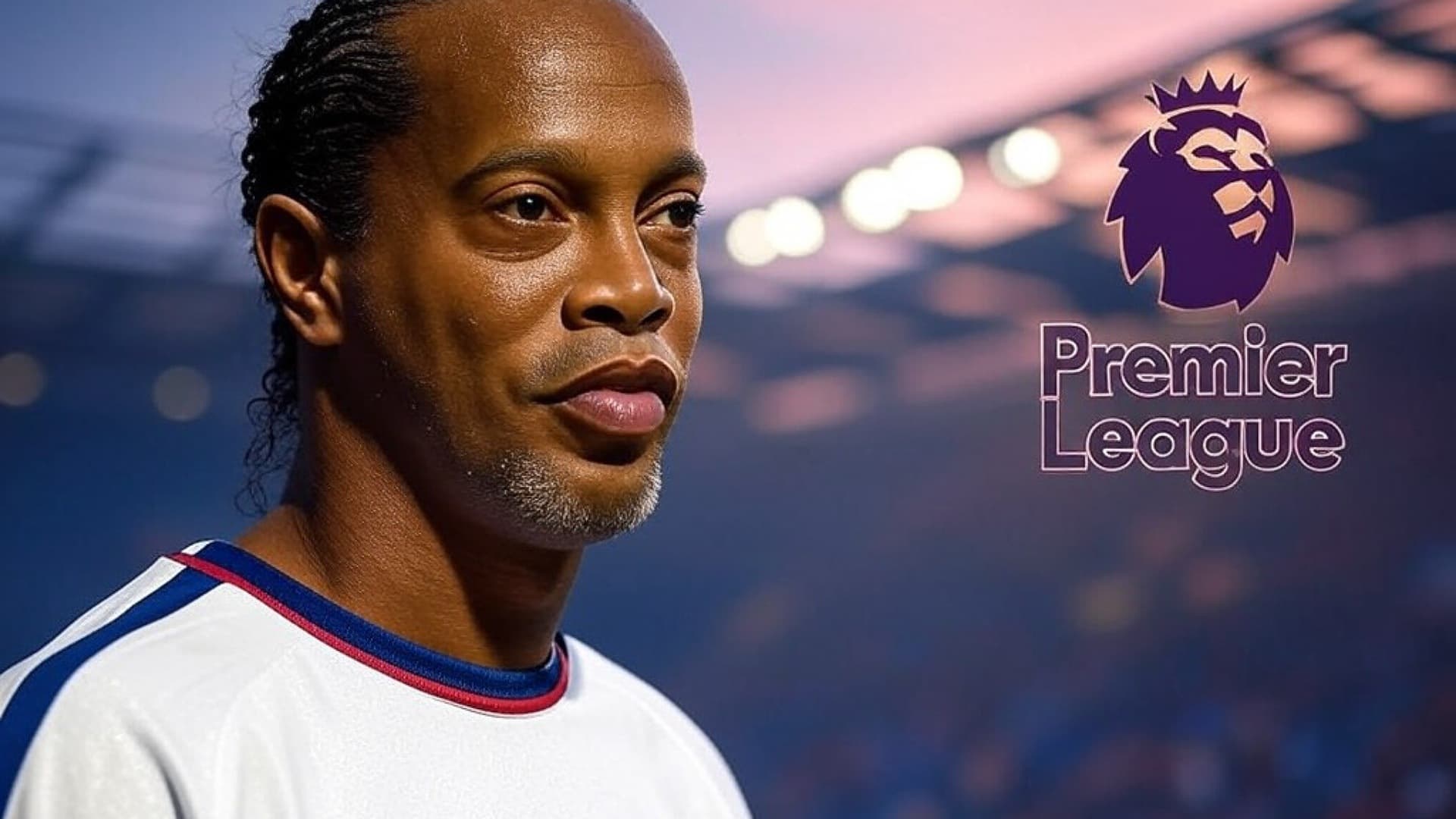 The Brazilian star never played in England but decided to show himself in the colors of a club in that country