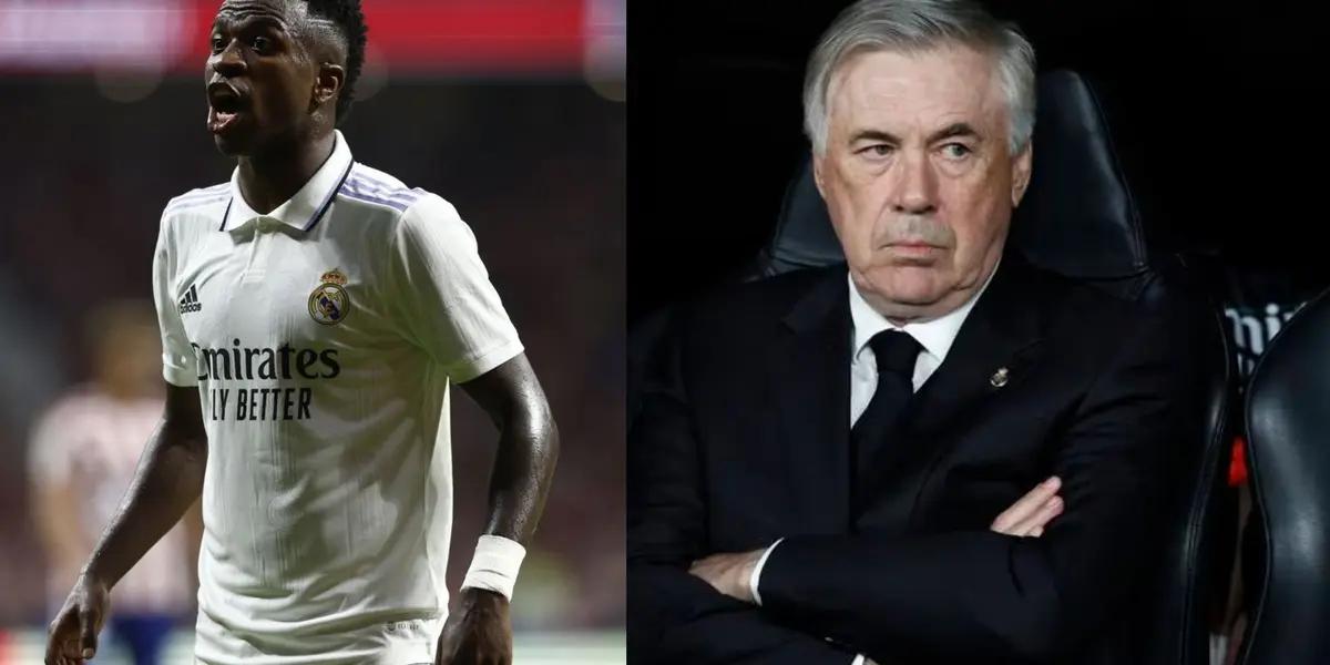 The Brazilian striker suffers an injury that will keep him away for a month and this would be the team that Ancelotti is preparing