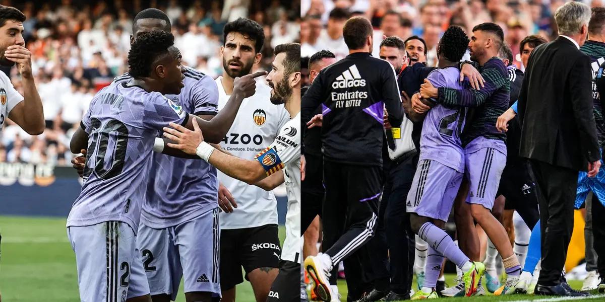 The Brazilian striker was heavily punished by the Valencia fans.