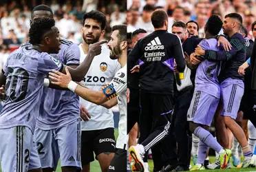 The Brazilian striker was heavily punished by the Valencia fans.