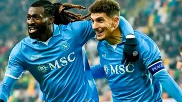 The Cameroonian midfielder headed in the equalizer for the Neapolitans