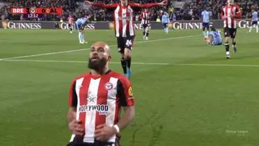 The Cameroonian striker made a great individual move and took a powerful shot