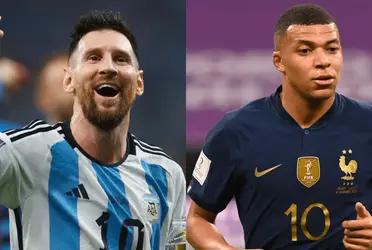 The captain of the Argentine national team taught the young French striker a lesson