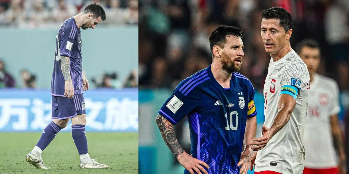 The captain of the Argentine team danced to the Pole in the final stretch of the match.