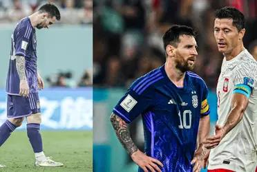 The captain of the Argentine team danced to the Pole in the final stretch of the match.