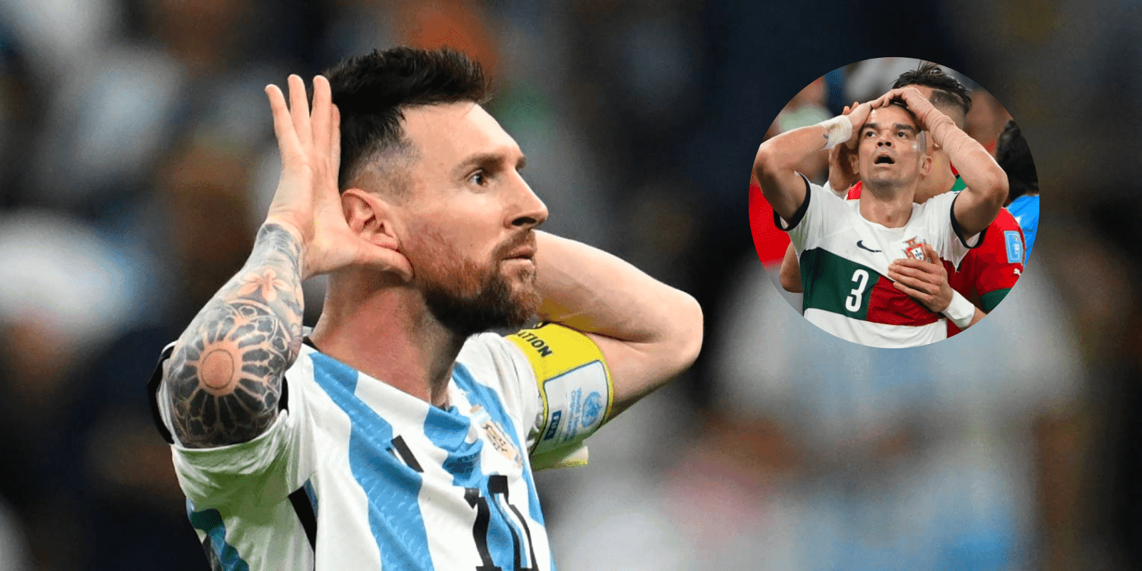 The captain of the Argentine team did not pay attention to the surprising claim of the Portuguese defender.