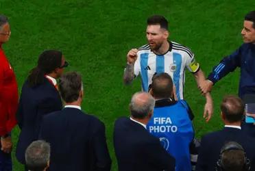 The captain of the Argentine team had a strong clash with the coach of the European team