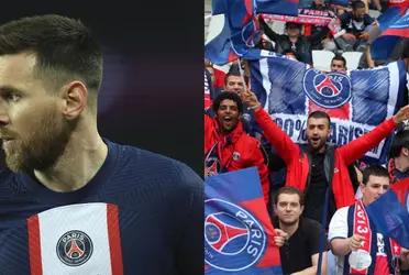 The captain of the Argentine team showed that he is not affected by criticism from PSG fans