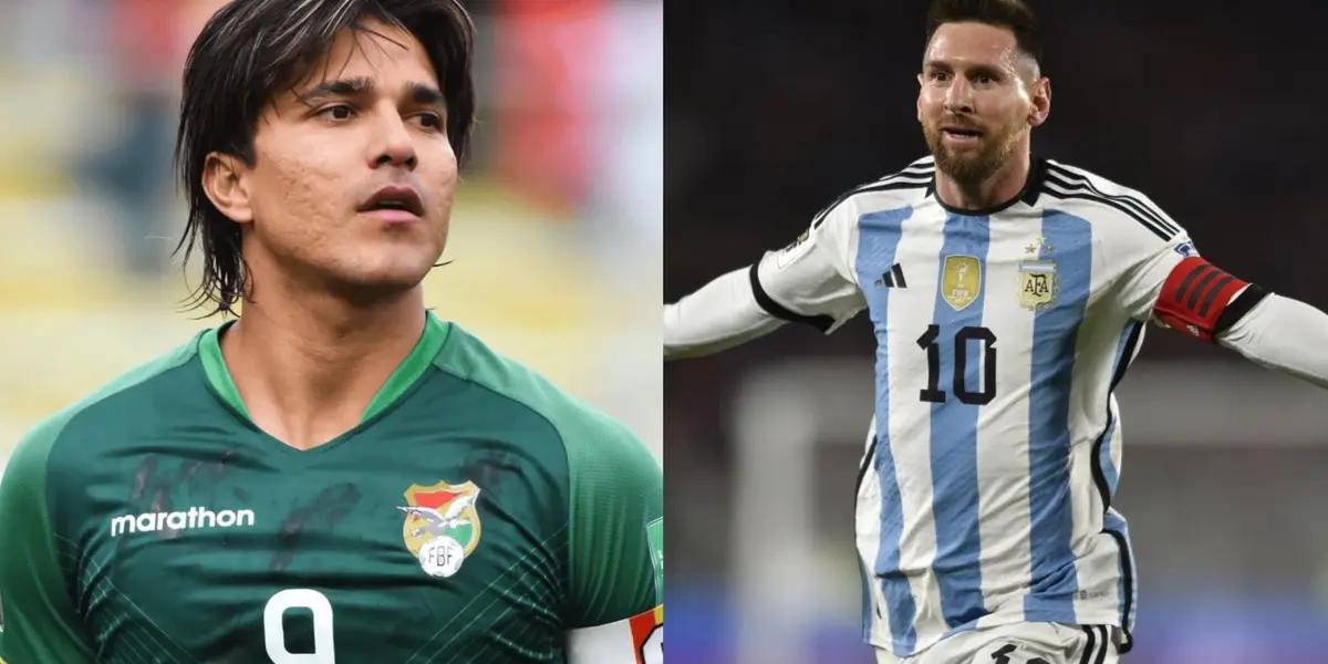 The captain of the Bolivian National Team did not like the support for Argentina in La Paz