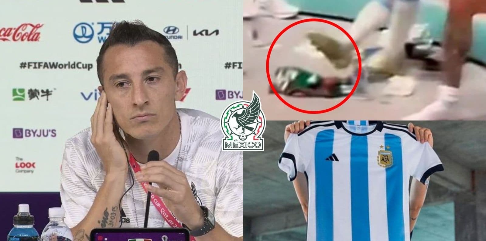 The captain of the Mexican national team came to the defense of the Albiceleste's 10th player