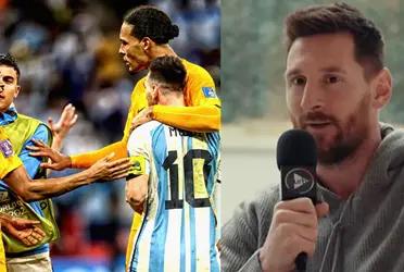 The captain of the national team explained what happened against the Netherlands and the 'what are you looking at, you fool' to the European striker.