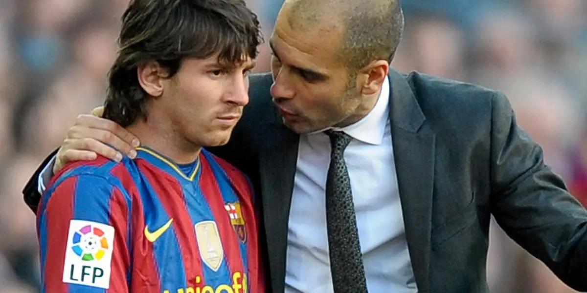 The Catalan coach knows that the Premier League side is seriously thinking about signing the Argentinian legend.