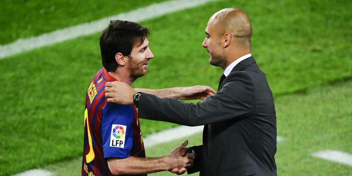 The Catalan head coach could not want the Argentinian legend on Manchester, despite what rumors say.