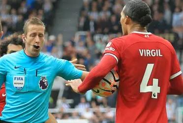 The central defender was sent out against Newcastle