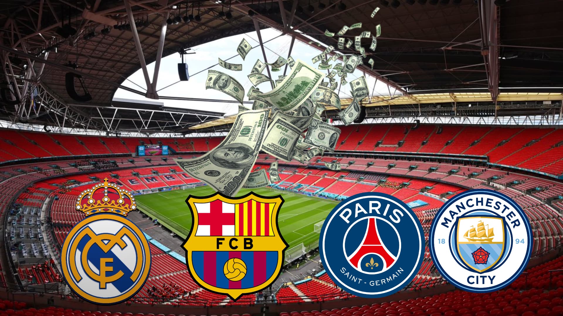 The Champions League Final tickets at Wembley Stadium now has a price range.