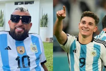 The Chilean celebrated the title of Argentina, now a former figure of the Red highlighted the Spider