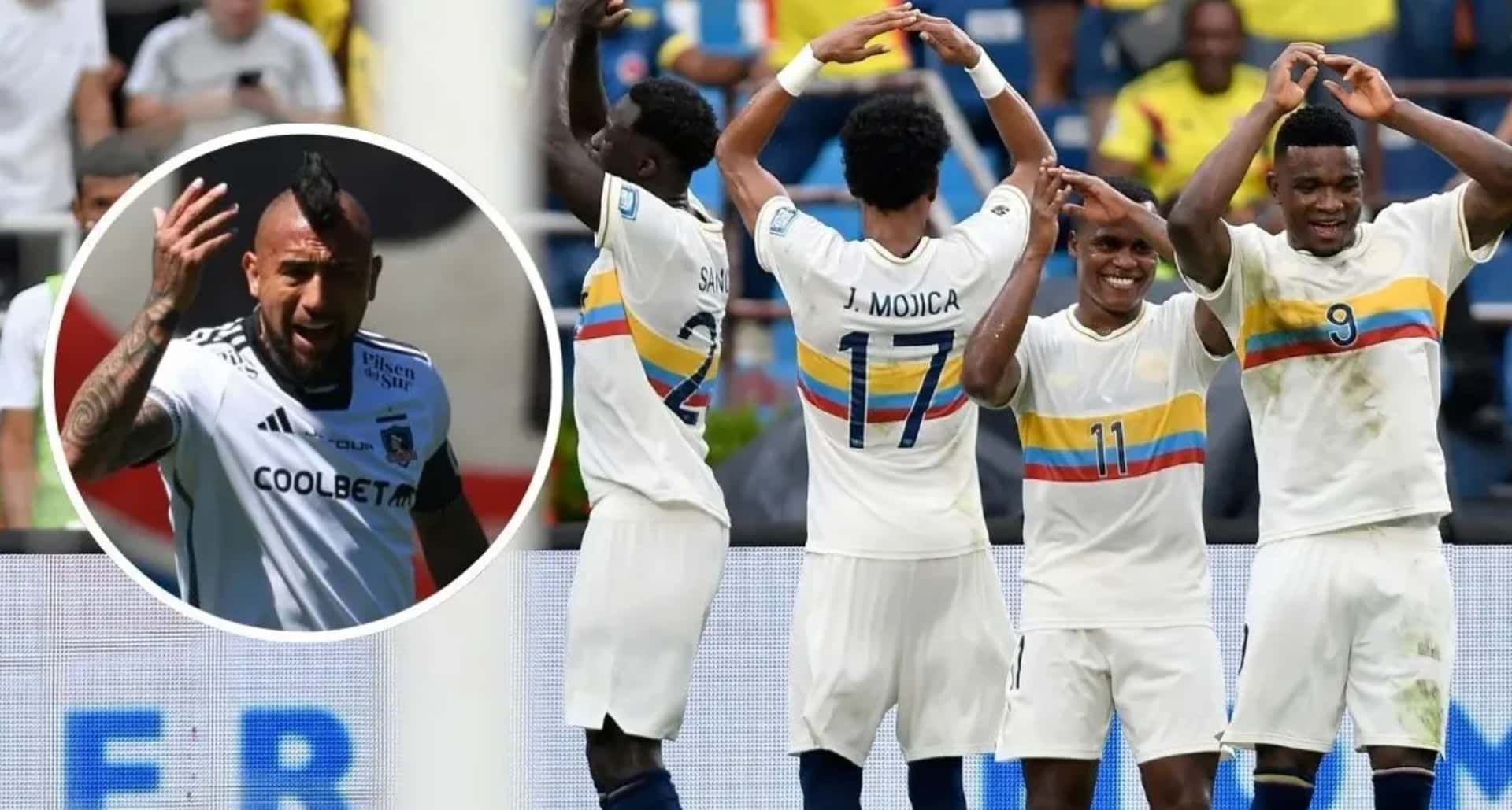 The Chilean midfielder couldn't believe how they beat his team