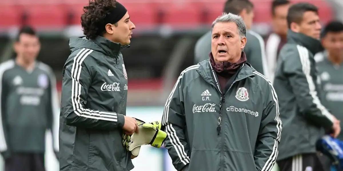 The Club America goalkeeper was in the starting team that beat Japan but also Martino sent him a clear message for his future