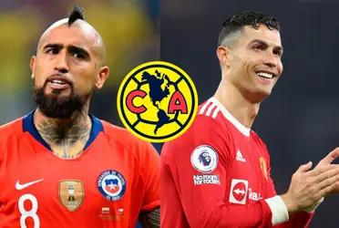 The Club America jersey was given to Ronaldo and he kept it in a museum, while Vidal did something completely different.