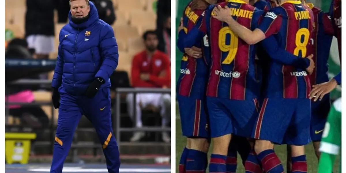 The club’s coach has had a moment of massive anger in a press conference and could for sure open a conflict with his players.