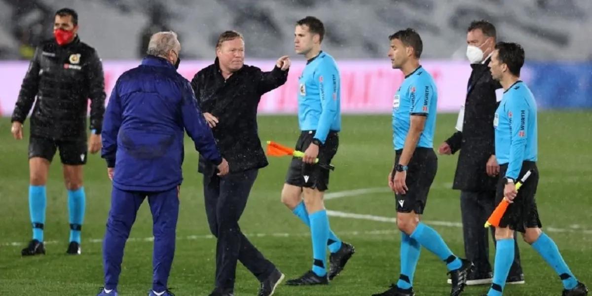 The coach and a very harsh statement