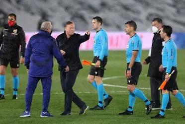 The coach and a very harsh statement