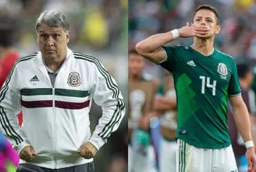 The coach decided to leave Chicharito out and the reasons were known.