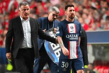 The coach has been questioned about the defensive role of Leo, Mbappé and Neymar