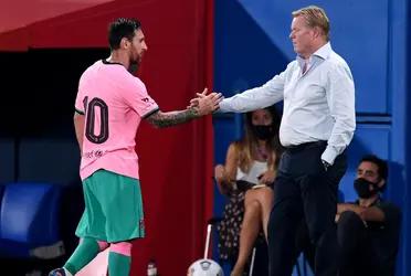 The coach Koeman said that Leo is older than before, but he is still a player who likes to be there a lot and above all to win games