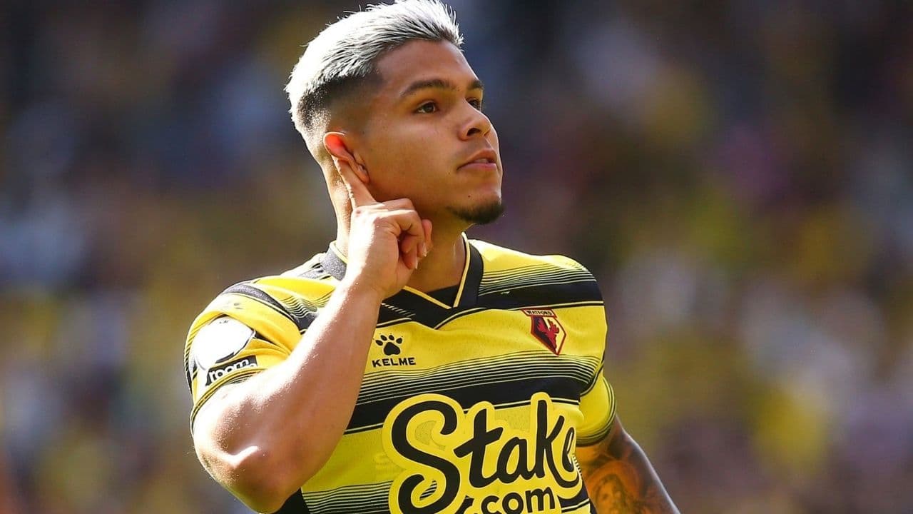 The Colombian joined Watford this season from Getafe.