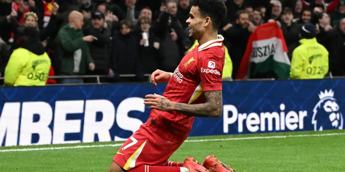 the Colombian Luis Diaz scored his second goal of the night and put the score at 6-3 in favor of Liverpool