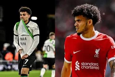 The Colombian striker came on in the final minutes and saved Liverpool FC from defeat