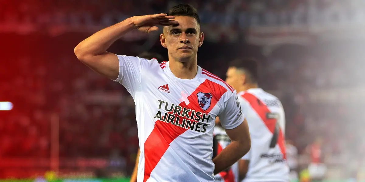 The Colombian striker, despite scoring a goal and being one of River Plate's best strikers, had two attitudes that put him at the center of the game's controversy.