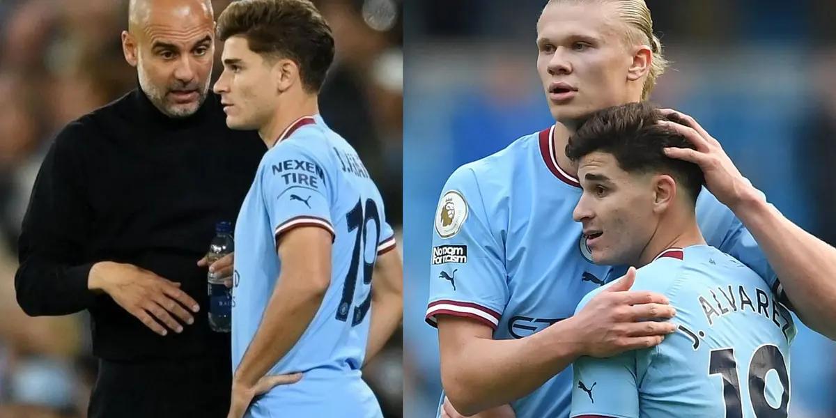 The condition that Manchester United puts to sell Julian Alvarez