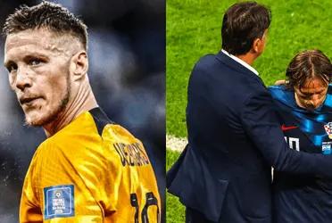 The Croatian national team gave a lesson on how to lose after being eliminated by Argentina