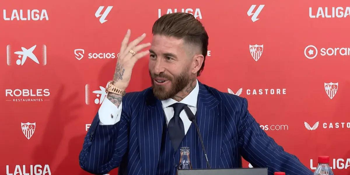 The defender spoke at a press conference made by Sevilla.