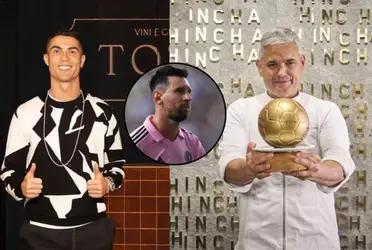 The difference in prices between Messi and Cristiano's restaurants