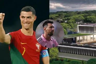 The difference in value between Messi and Ronaldo's houses