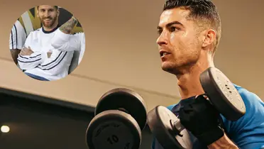 (VIDEO) While Cristiano Ronaldo hits the gym, here's what Messi does in his spare time
