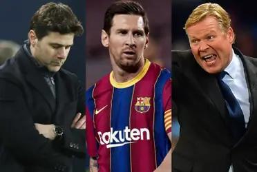 The Dutch coach is angry after knowing that the Parisian want to take Messi from Barça and is planning his revenge.