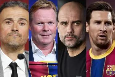 The Dutch coach was humiliated by Messi, in a statement made by the Argentinian legend in which he compared them to Guardiola and Luis Enrique.