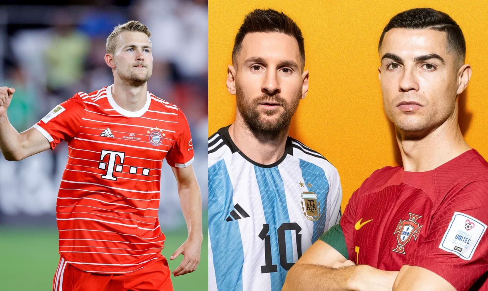 The Dutch defender chooses his great reference between Messi and Cristiano