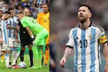 The Dutch goalkeeper's talk with Lionel Messi at the 2022 World Cup is revealed