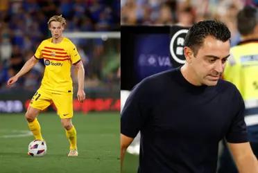 The Dutch midfielder left the match against Getafe extremely upset