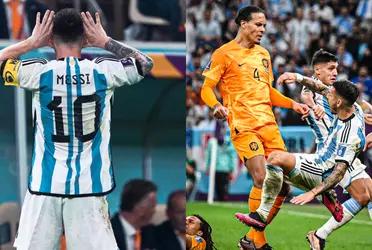 The Dutchman had a questionable attitude during the match between Argentina and the Netherlands