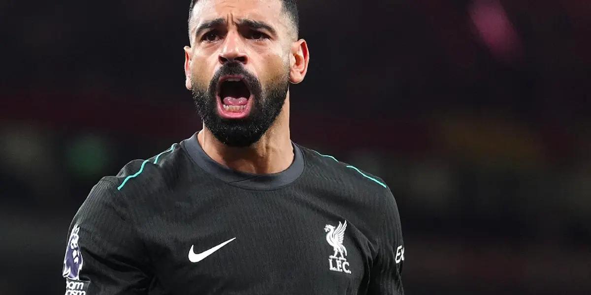 The Egyptian is in his best form and now scored the 3-0 with a brilliant shot with his left foot