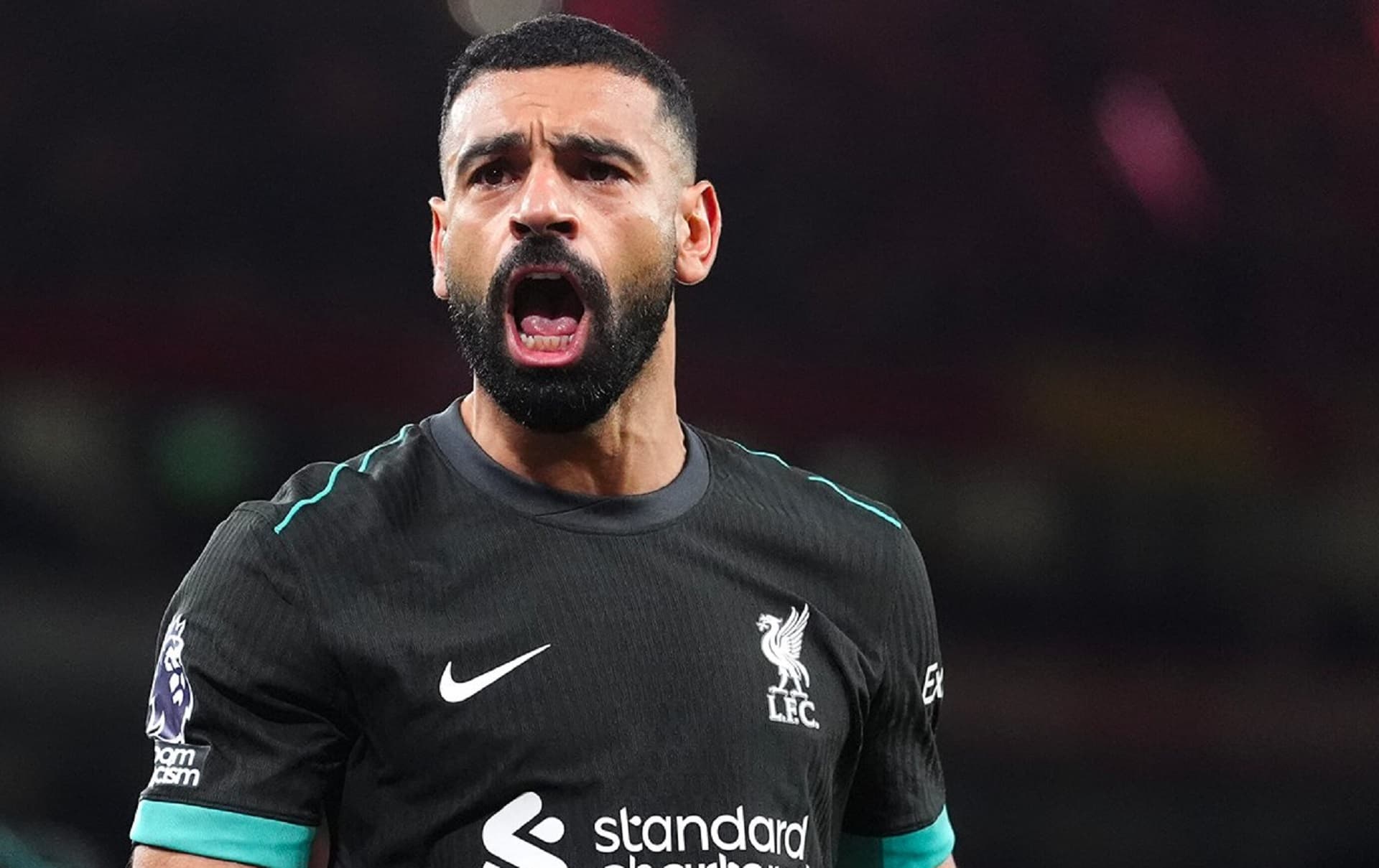 The Egyptian is in his best form and now scored the 3-0 with a brilliant shot with his left foot
