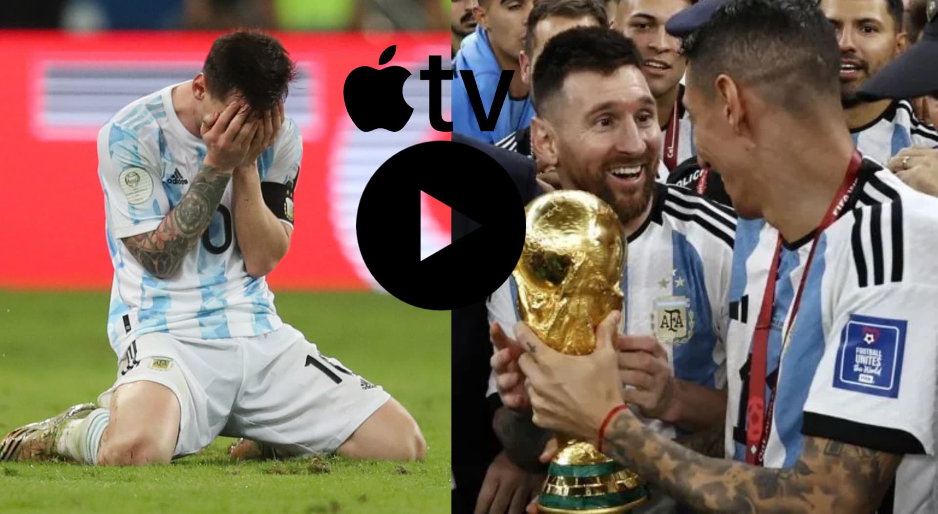 The emotional moment of Messi with Di Maria revealed by Apple TV's documentary